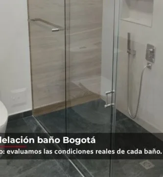 Costo o presupuesto para remodelacion de bano en Bogotá