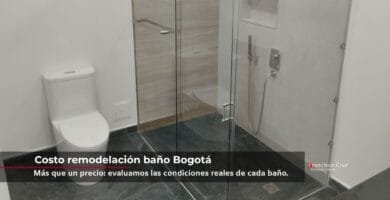 Costo o presupuesto para remodelacion de bano en Bogotá