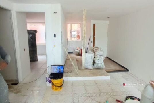 Proceso de remodelación de apartamento en Bogotá por Francisco Cruz Interiores