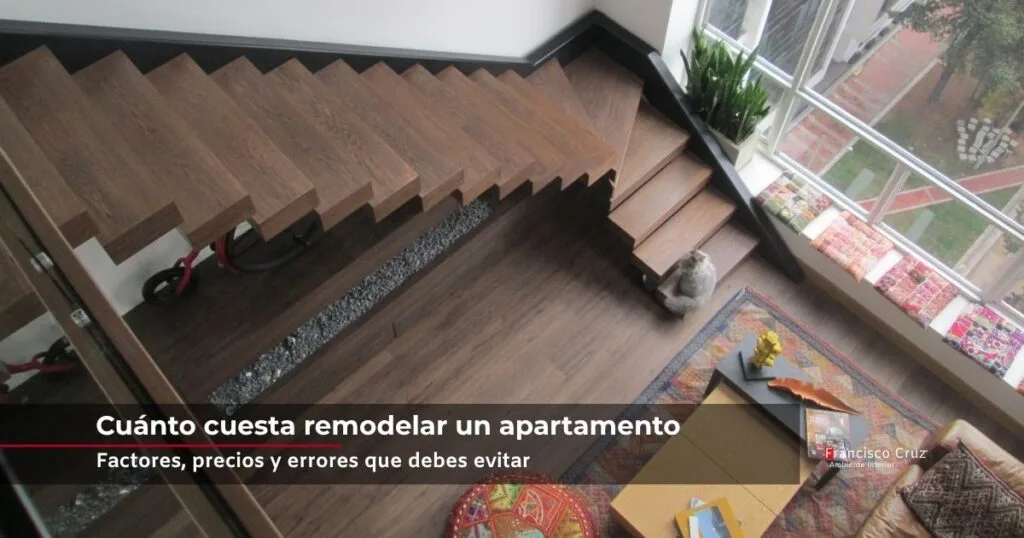 Remodelación integral de apartamento dúplex en Bogotá Francisco Cruz Interiores