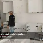 instalación de cocinas integrales en proyecto residencial en Usaquén, Bogotá