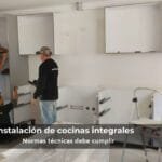 instalación de cocinas integrales en proyecto residencial en Usaquén, Bogotá