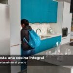 Cuanto cuesta una Cocina integral a medida diseñada y fabricada por Francisco Cruz Interiores en Bogotá