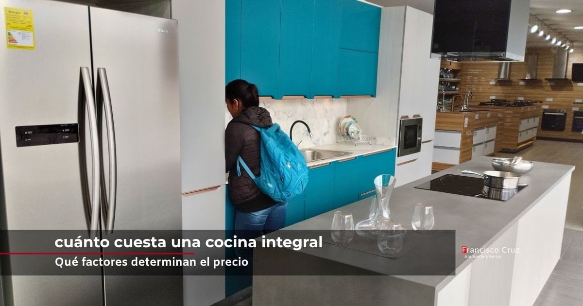 Cuánto cuesta una cocina integral fabricada por Francisco Cruz Interiores en Bogotá