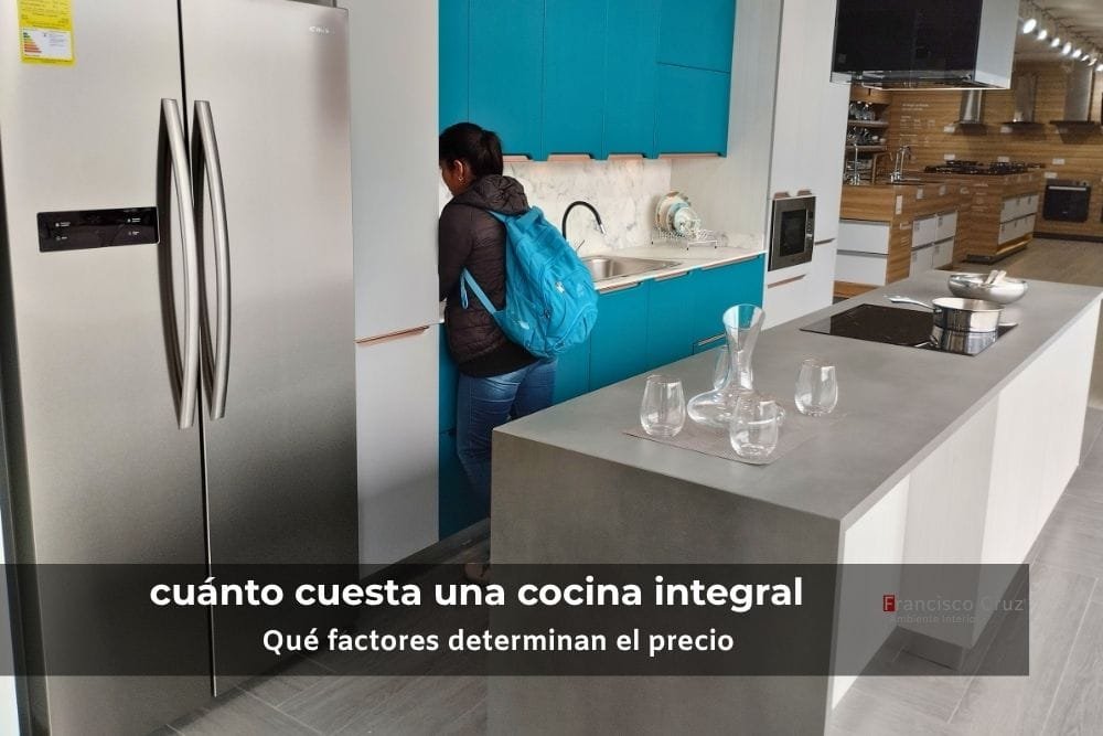Cuánto cuesta una cocina integral fabricada por Francisco Cruz Interiores en Bogotá